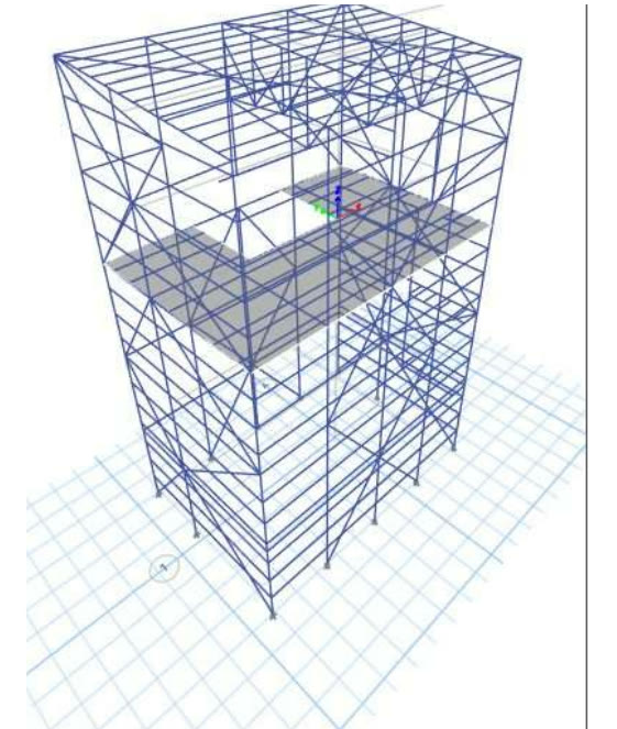 The same bin house rebuilt as an FEA analysis model